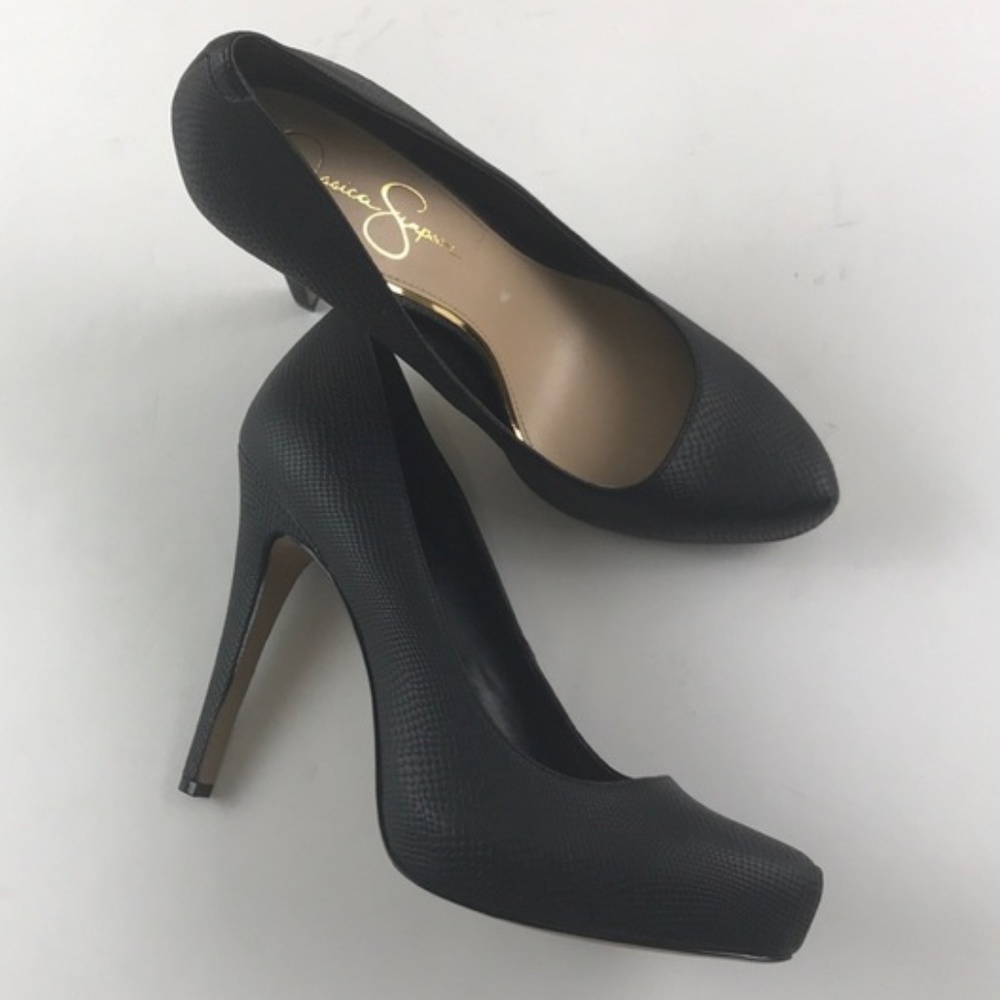 Jessica Simpson Black Heels